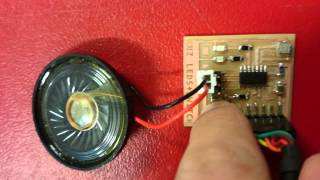 Buzzer on an Echo Hello World FabAcademy 2015