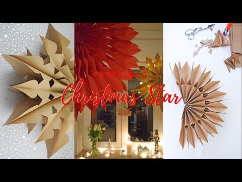 How To Make Paper Bag Stars - A Nod to Navy