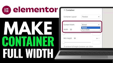 How to Make Container Full Width in Elementor 2025 (EASY GUIDE)