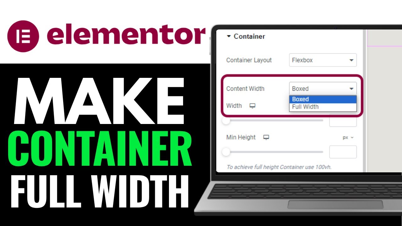 How to Make Container Full Width in Elementor 2025 (EASY GUIDE) - YouTube