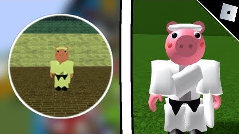 How to get "PILLOW GEORGIE" BADGE + GEORGIE MORPH in PIGGY RP CUSTOMS ROLEPLAY | Roblox