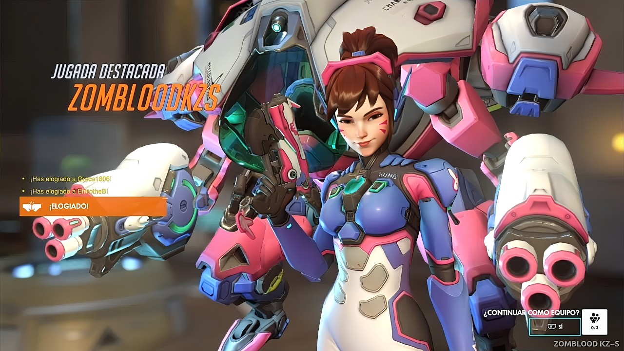 DVA Jugada Destacada - Overwatch 2 Gameplay - YouTube