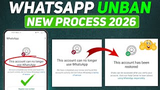 Whatsapp Ban New Solution 2026 This Account Can No Longer Use Whatsapp New 2026