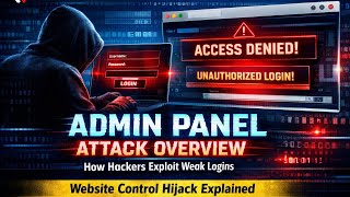 Admin Panel Attack Overview | How Hackers Exploit Weak Logins 🔑