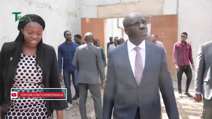 GOVERNOR GODWIN OBASEKI  INSPECTS PROPOSED SITE OF EDO PROCESSING CENTRES