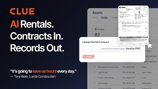 Clue AI Rentals: Contracts In, Records Out | Automated Rental Management