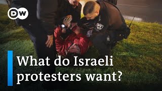 Israeli police clash with anti-government protesters in Tel Aviv | DW News