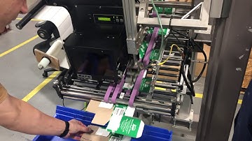 MFT 550ip3 Friction Feeder With Print & Apply Labeler | Automatic Labeling Systems