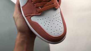 Air Jordan 1 Low Pure Platinum Sky J Orange White Dc0774-080