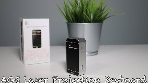 Laser Projection Keyboard, is this the FUTURE for mobile devices?