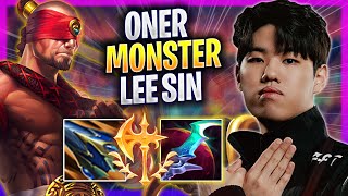 ONER IS A MONSTER WITH LEE SIN! - T1 Oner Plays Lee Sin JUNGLE vs Graves! | Season 2024