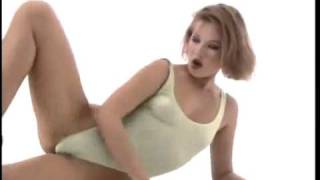 Sexy awesome aerobics with fantastic girl