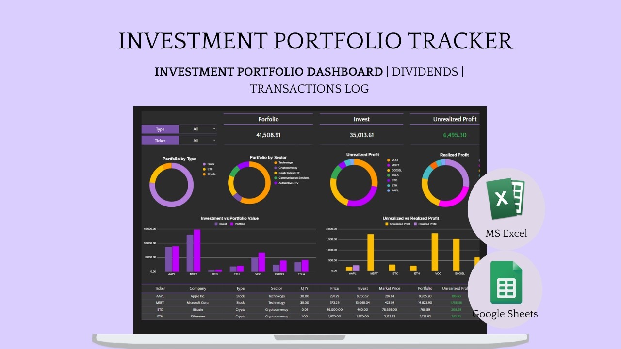 How to Use Investment Portfolio Tracker Like a Pro - YouTube