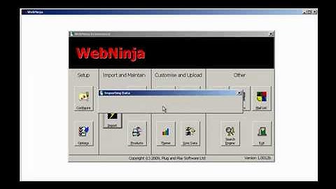Web Ninja - MYOB Exo - Stock upload