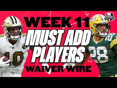 2021 Fantasy Football - Week 11 Must Add Waiver Wire Players To Target - Fantasy Football Advice