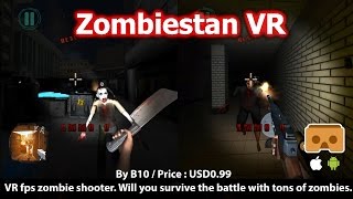 Zombiestan VR - VR 3D Zombies shooter for Google Cardboard screenshot 2