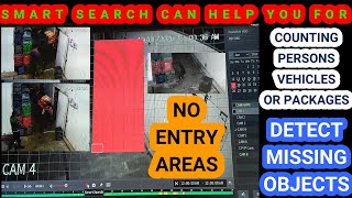 How to use CCTV Smart Search Playback fast way to count and detection.