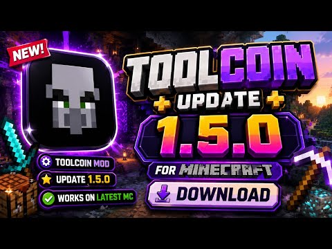 TOOLCOIN UPDATE 1.5.0 MINECRAFT TERBARU! DOWNLOAD 2026