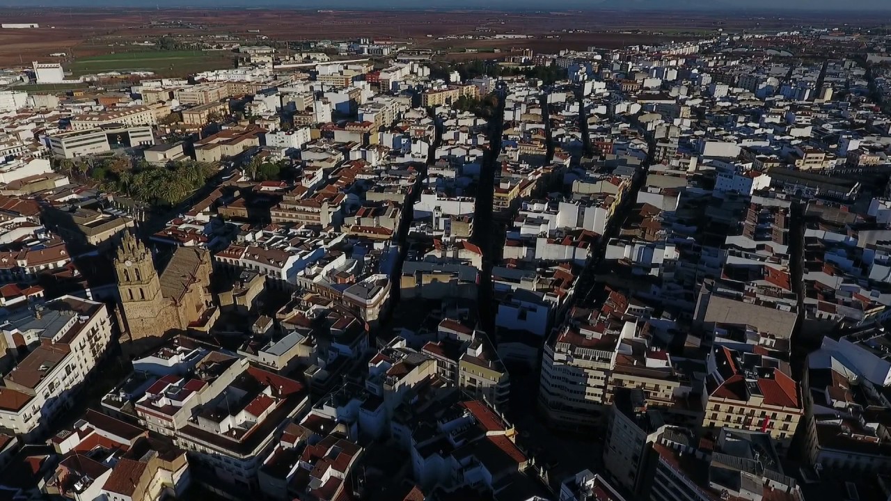 ALMENDRALEJO A VISTA DE PÁJARO