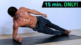 15 Minute KILLER Core Workout at Home (All Levels) screenshot 1