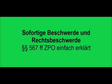 Video: Wie Schreibe Ich Eine Beschwerde Gegen Ein Urteil Eines Richters?