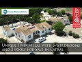 CX2034 Fantastic dual villas on one plot with two pools for sale in Catral, Spain