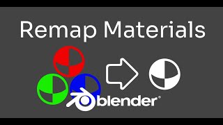 Blender Addon | Remap Materials