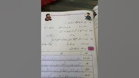 CLASS 4   MAY   Urdu   work lecture1 part E