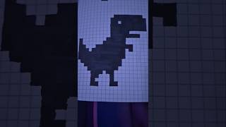 Part 3 of Many #pixelart #minecraft #dinosaurgame #computer #art #drawing #fyp #