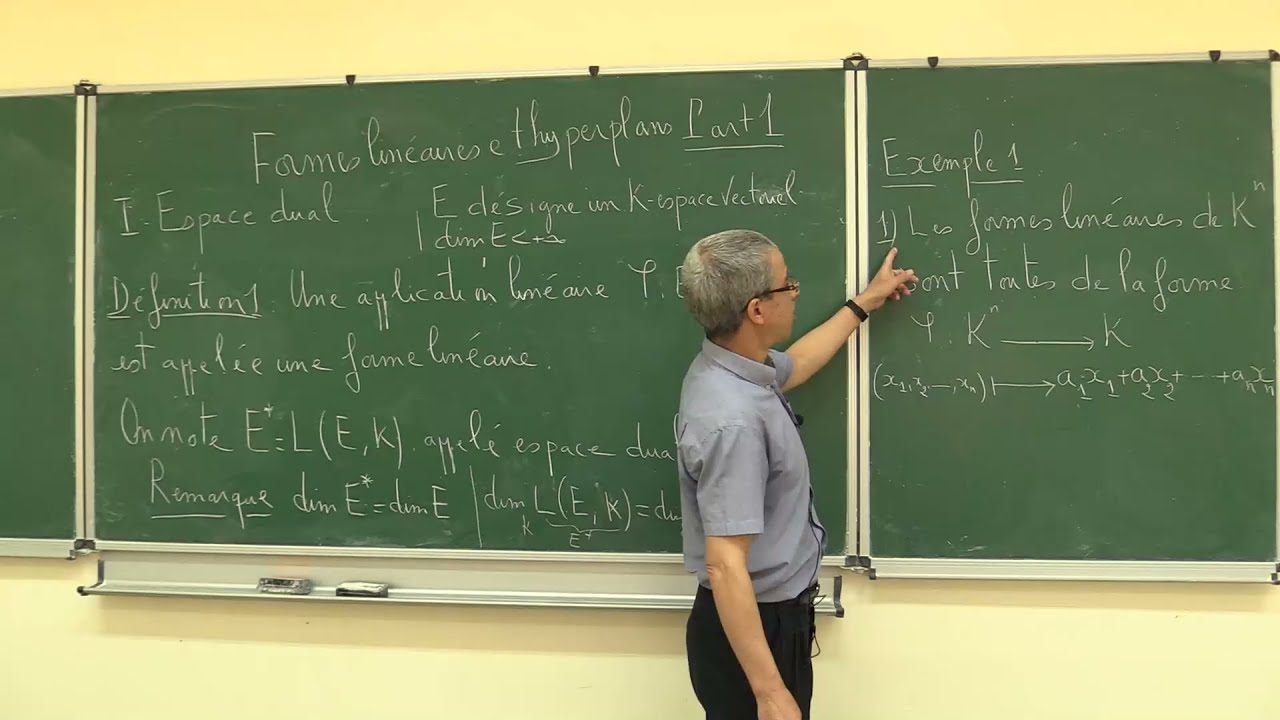 V49Formes linéaires et hyperplans Part1