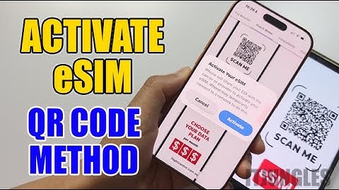 Hoe u in 2 minuten een eSIM met een QR-code op de iPhone kunt toevoegen!