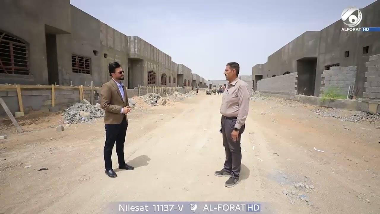 اكبر مشروع سكني خيري من مشاريع #العتبةالحسينيةالمقدسة في منطقة الابراهيمية