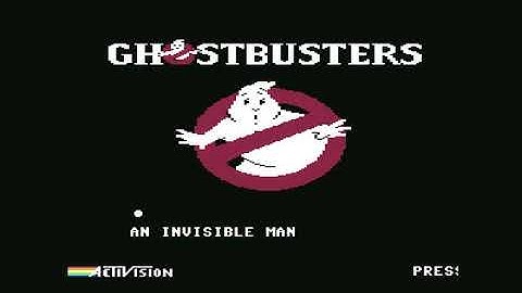 C64 :Title Theme: Ghostbusters (Game)  !