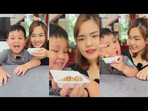 Video LẦN ĐẦU em bé ăn thử Natto Đậu tương lên men Nhật Bản... - youtube