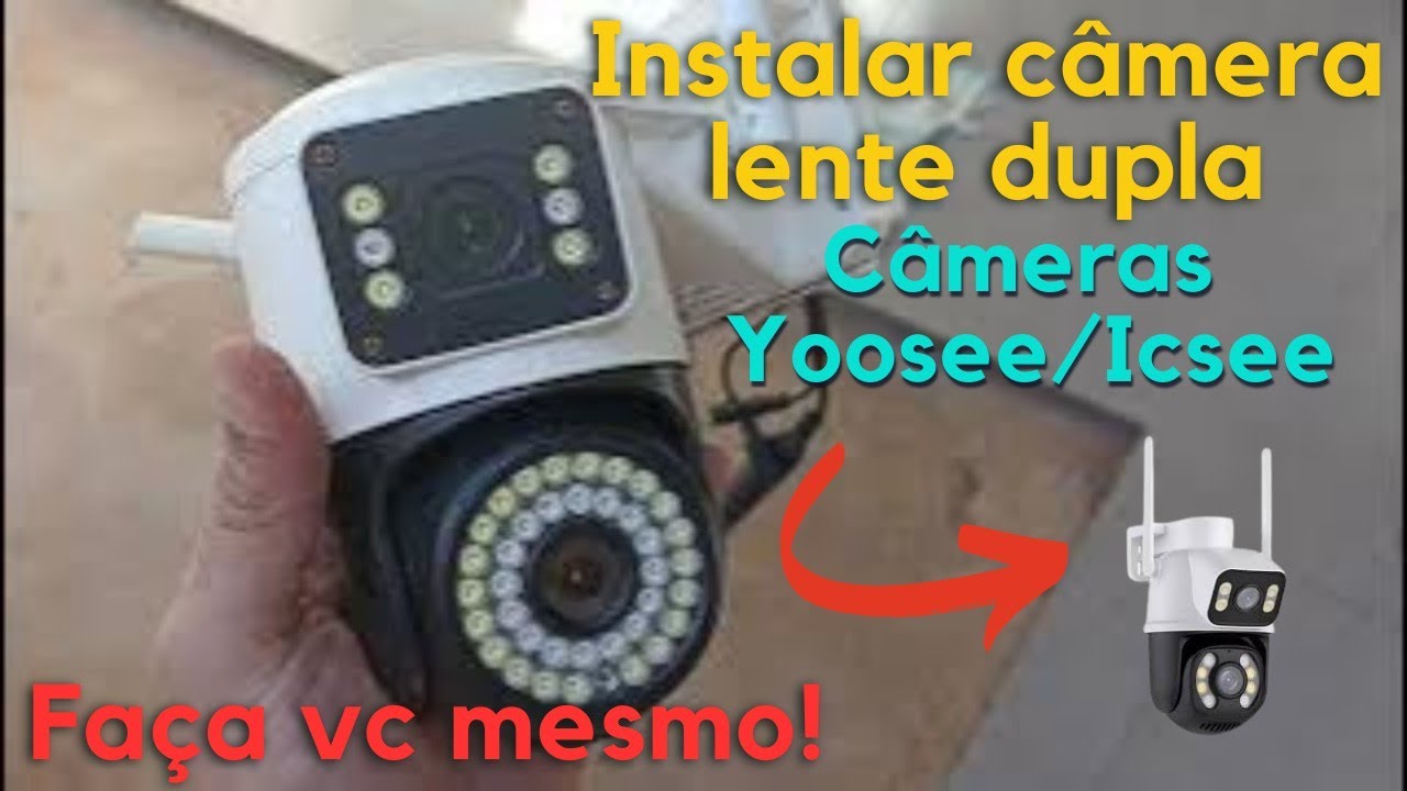 Como instalar câmera yoosee / icsee passo a passo - YouTube
