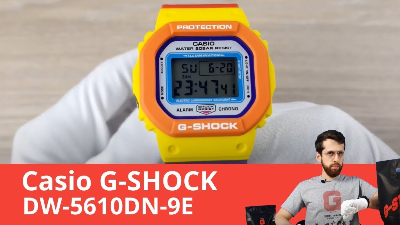 The Brightest G-SHOCK Ever Made? / Casio DW-5610DN-9E - YouTube