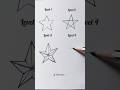 How to draw a star⭐🤔😱 #art #drawing #tutorial #shorts #youtubeshorts