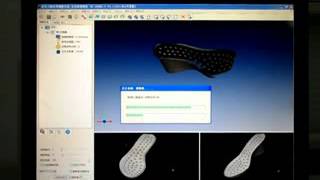shoe mold 3d scanning video with white light 3d scanner