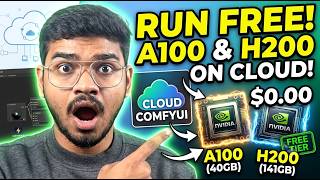 Run ComfyUI Online FREE! (No GPU Required - Lightning AI Tutorial)