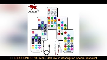 WS2811 WS2812B Led Pixels Strip Light Controller WS2812 USB/DC MINI 3Keys RF 14/17/21Keys Led Tape R