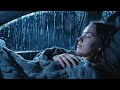 Soft Rain Inside a Cozy Car During Midnight for Better Relaxation Rest