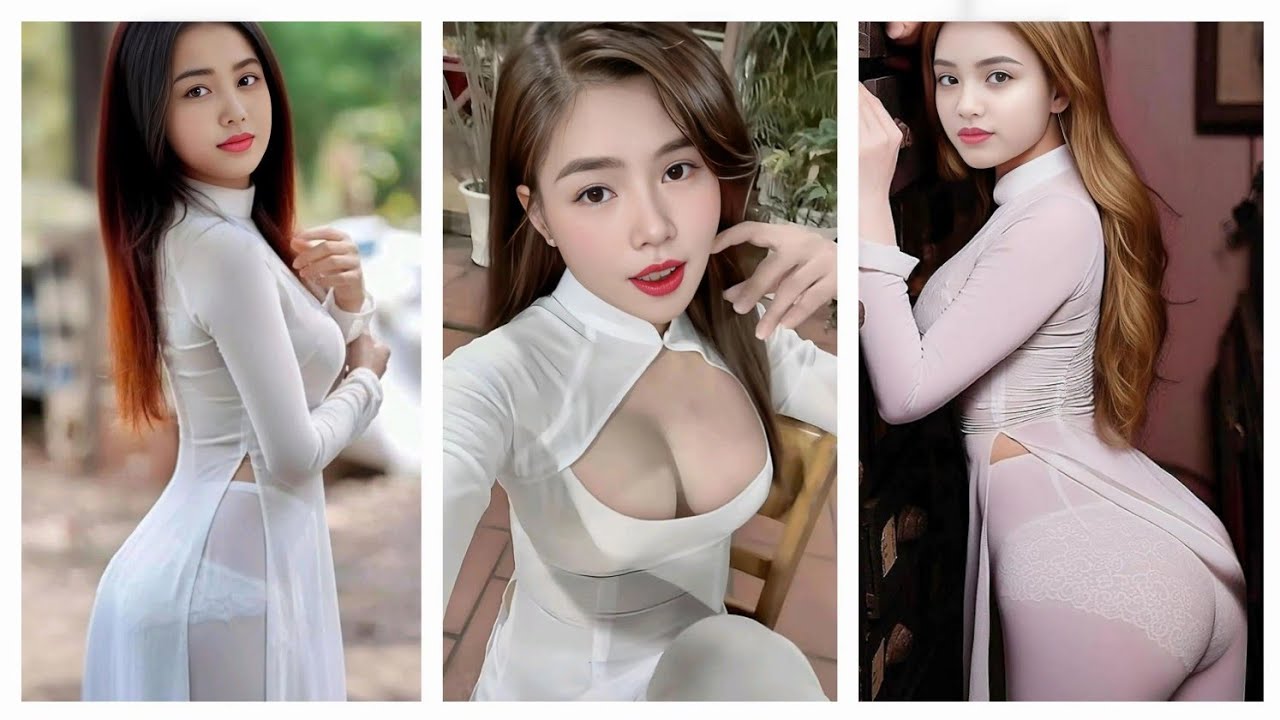 Bộ sưu tập Áo dài #5 | Áo dài mỏng duyên dáng gợi cảm | Vietnamese ao dai