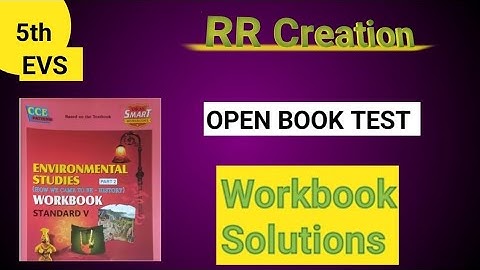 #std 5th #sub EVS 2 #open book test -1 workbook answer #solution @rrcreations1310 #answer #viralvide