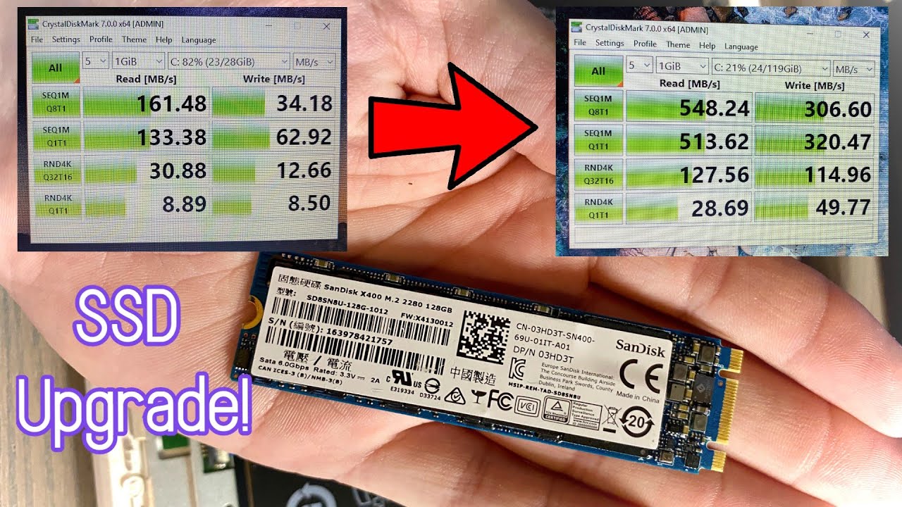 Lenovo Ideapad 110S SSD Upgrade! - YouTube