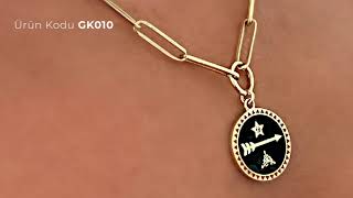 Kaptan Kuyumculuk Gk Koleksiyonu - Gk0010 Altın Kolye