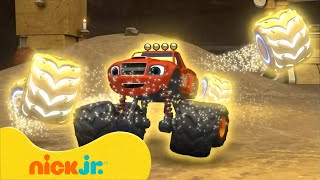 Blaze Finds SUPER Wheels in an Underground Cave! | Blaze and the Monster Machines | Nick Jr. UK