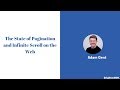 The State Of Pagination And Infinite Scroll On The Web | BrightonSEO 2019