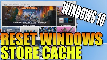 How To Reset The Windows Store Cache In Windows 10 PC Tutorial | Fix Microsoft Store App Issues
