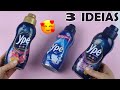 3 IDEIAS CRIATIVAS COM GARRAFA DE AMACIANTE