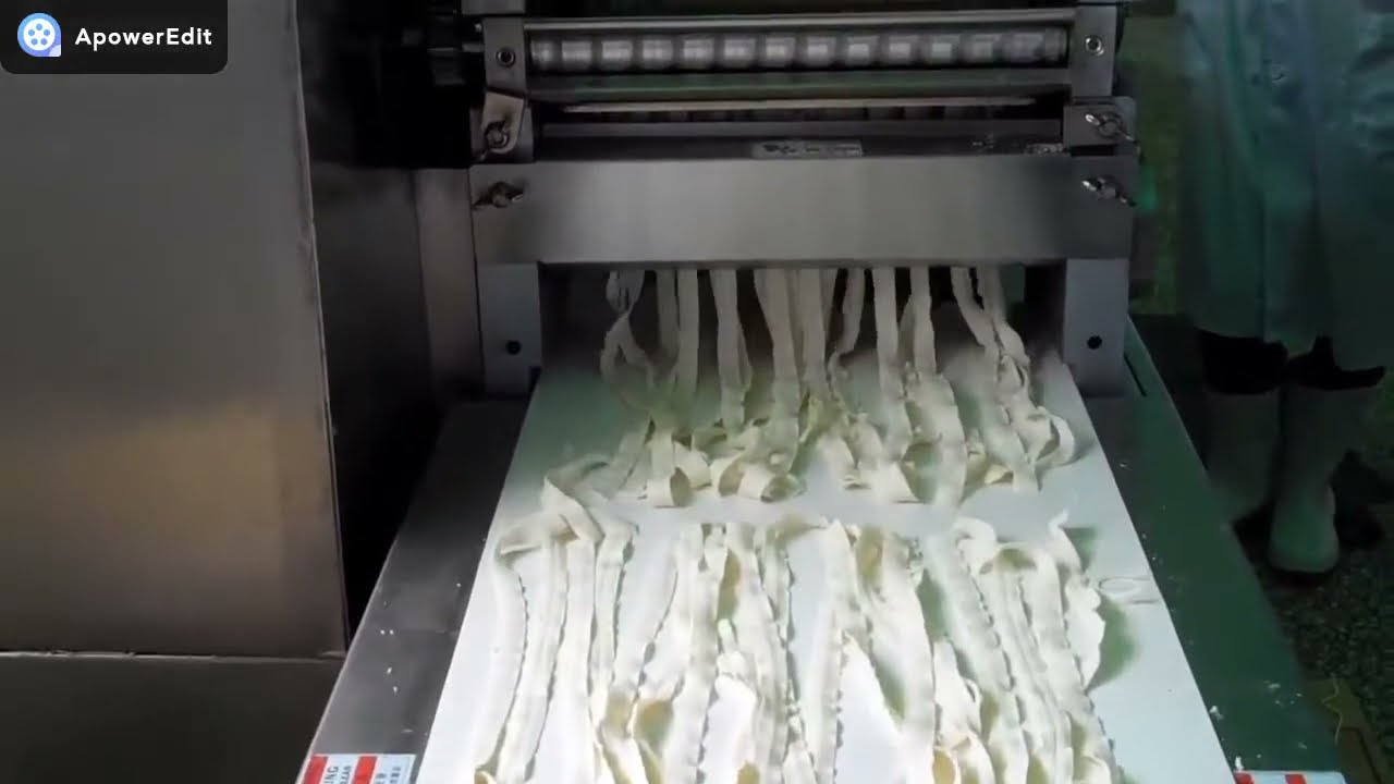 Noodle Making Step 7, Large Size Noodle Cutter/Slitter (Automatic